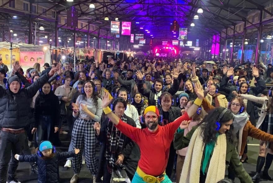 Guru Dudu Silent Discos at Queen Vic Market