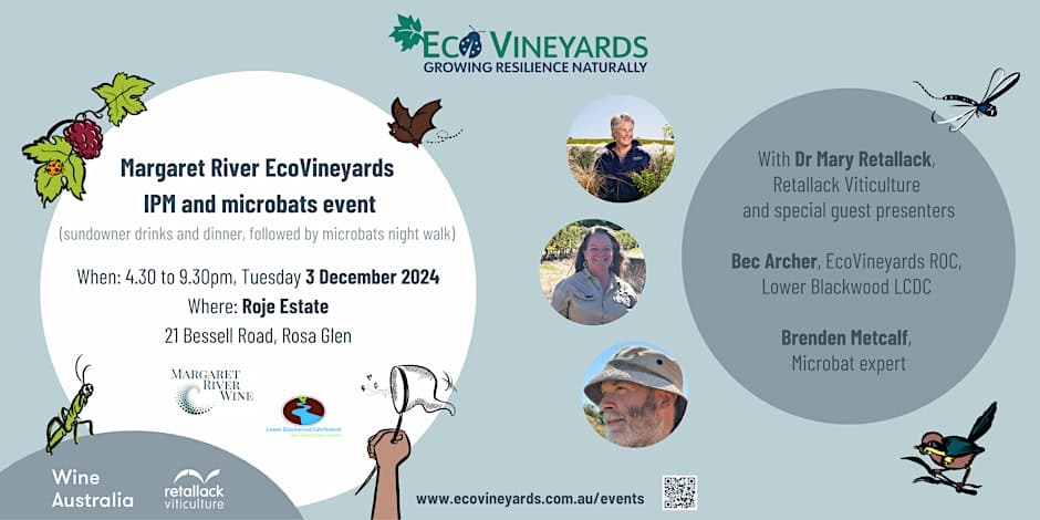Margaret River EcoVineyards IPM and microbats event